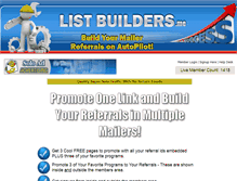 Tablet Screenshot of listbuilders.me